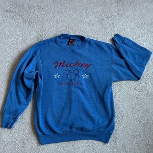 Disney Blue Crewneck Sweatshirt